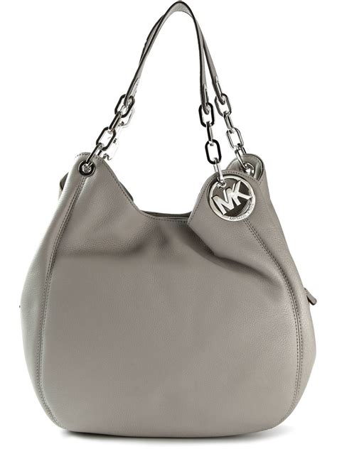 michael kors gray purse|michael kors grey shoulder bag.